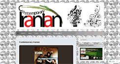 Desktop Screenshot of contemporaryiranian.com